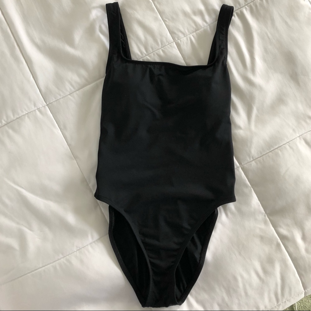 Black One Piece Swimsuit